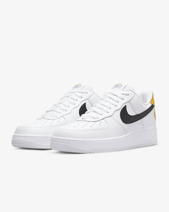 Nike Comfortabele Air-Sole Sneakers White Heren