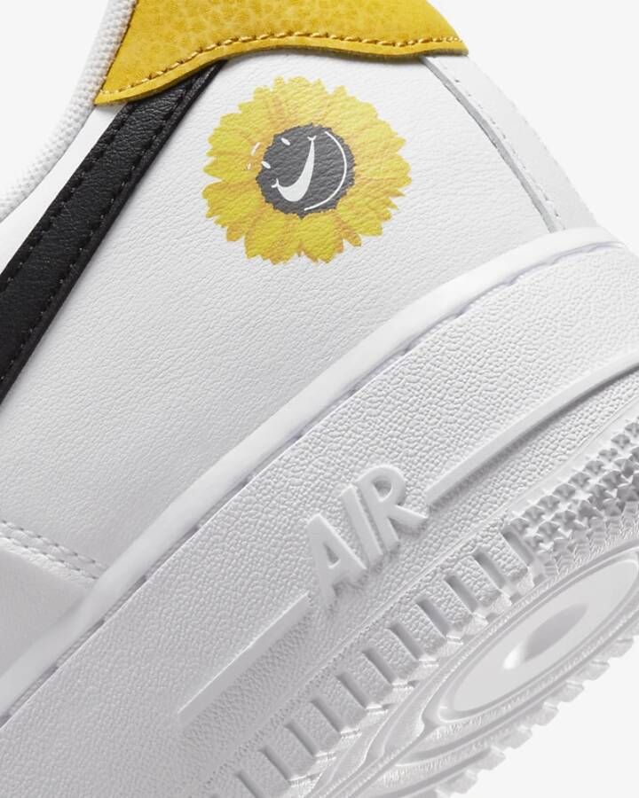 Nike Comfortabele Air-Sole Sneakers White Heren