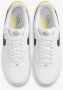 Nike Air Force 1 '07 Lv8 White Black Dark Sulfur Opti Yellow Schoenmaat 39 Sneakers DM0118 100 - Thumbnail 9