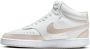 Nike Court Vision Mid Dames Sneakers White Dames - Thumbnail 3