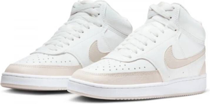 Nike Court Vision Mid Dames Sneakers White Dames