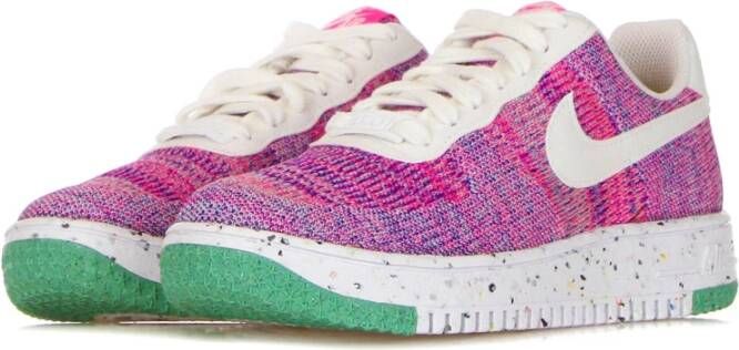 Nike Crater Flyknit Lage Sneaker Fuchsia Glow Multicolor Dames