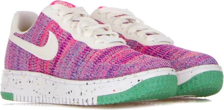 Nike Crater Flyknit Lage Sneaker Fuchsia Glow Multicolor Dames
