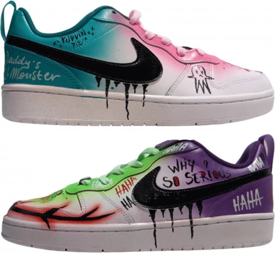 Nike Joker Custom Leren Sneakers Multicolor Heren