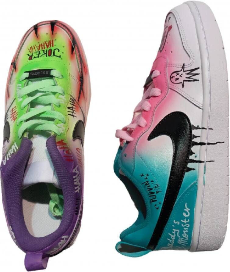 Nike Joker Custom Leren Sneakers Multicolor Heren