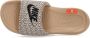 Nike Comfortabele rubberen slippers met textuurvoetbed White Unisex - Thumbnail 3