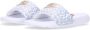 Nike Dierenprint Slide Slippers Wit Goud Grijs White Dames - Thumbnail 17