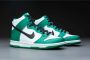 Nike Dunk High Celtics(Gs)Sneakers Nike Groen Heren - Thumbnail 2