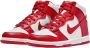 Nike Klassieke Rode Dunk High Sneakers Rood Dames - Thumbnail 2