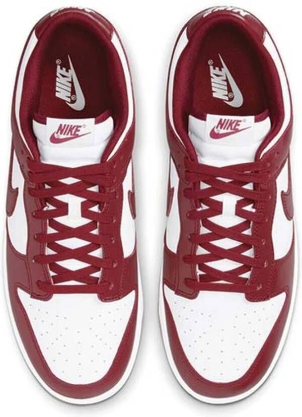Nike Dunk Low Retro Sneakers Red Heren