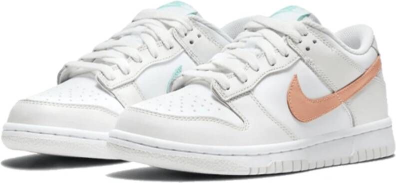 Nike Witte Bone Peach Aqua Sneakers Grijs Dames