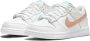 Nike Witte Bone Peach Aqua Sneakers Grijs Dames - Thumbnail 3