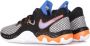 Nike Elevate II Lage Sneaker Zwart Blauw Wit Oranje Multicolor - Thumbnail 9