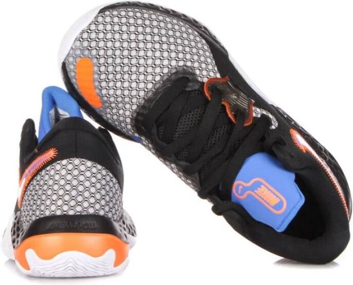 Nike Elevate II Lage Sneaker Zwart Blauw Wit Oranje Multicolor Heren