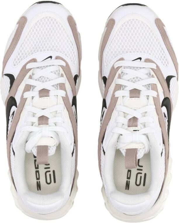 Nike Fire Lage Schoen Wit Zwart Zeilen Taupe Multicolor Dames
