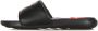 Nike Flexibele Zwarte Slide Slippers met Logo Black Dames - Thumbnail 11