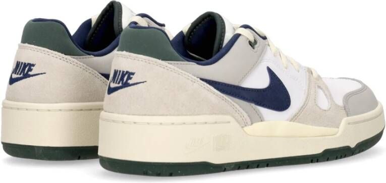 Nike Full Force Low Sneaker Wit Marineblauw Multicolor Heren