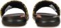 Nike Gedrukte Slide Pantoffels Chutney Wit Zwart Yellow Dames - Thumbnail 10