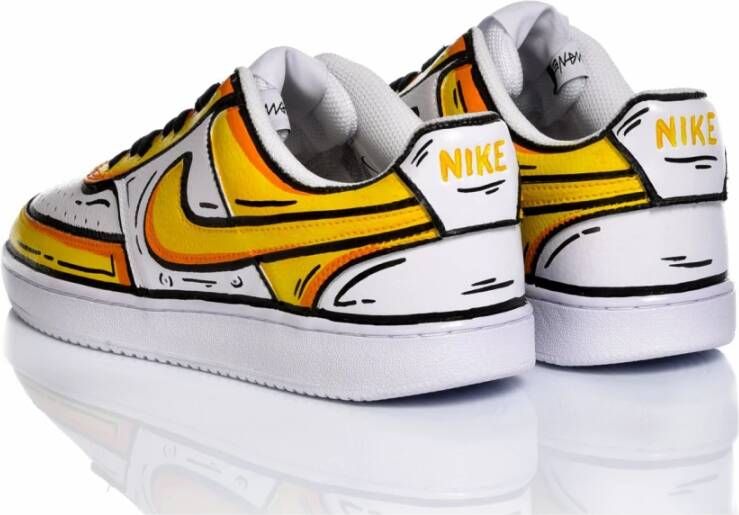 Nike Handgemaakte Gele Sneakers Multicolor Heren