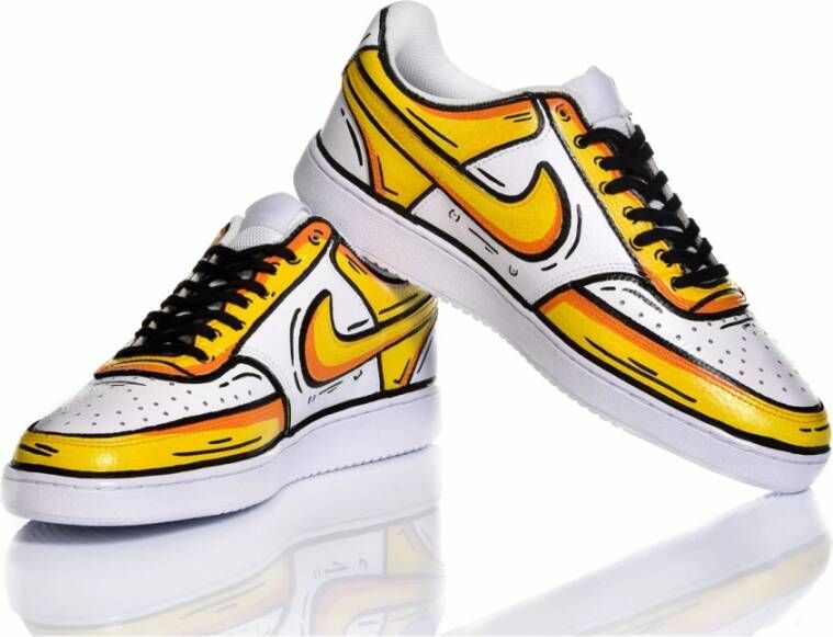 Nike Handgemaakte Gele Sneakers Multicolor Heren
