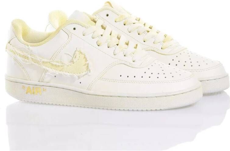 Nike Handgemaakte Gele Sneakers White Heren