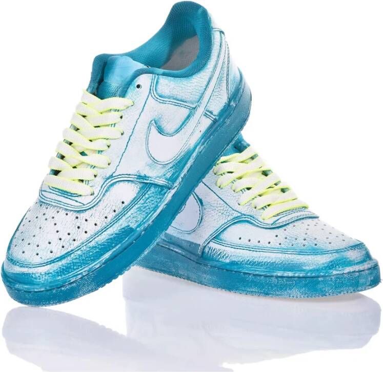 Nike Handgemaakte Lichtblauwe Sneakers Blue Heren