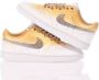 Nike Handgemaakte Wit Goud Sneakers Multicolor Dames - Thumbnail 4