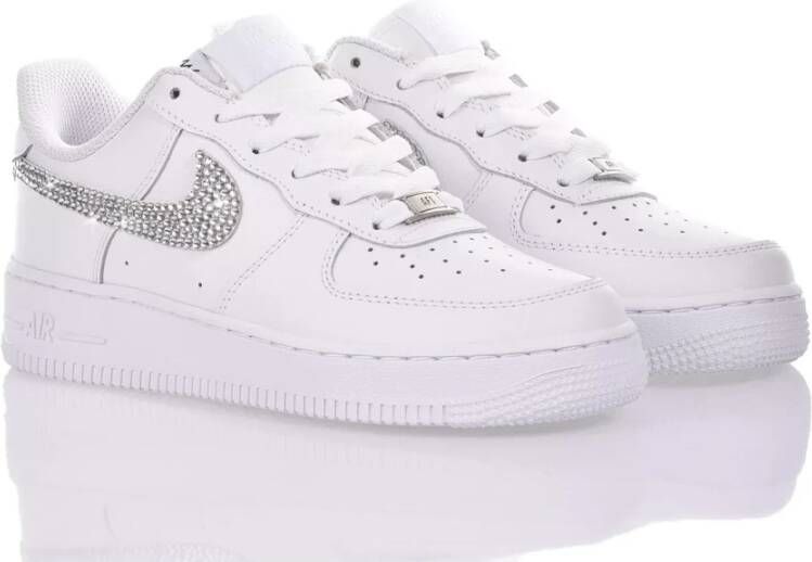 Nike Handgemaakte Witte Sneakers Dames Schoenen White Heren