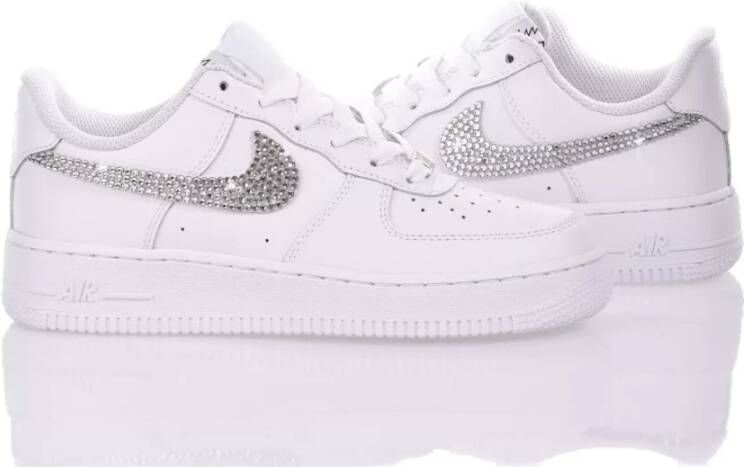 Nike Handgemaakte Witte Sneakers Dames Schoenen White Heren