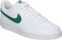 Nike Lage Court Vision Sneaker Wit Groen White Heren - Thumbnail 5