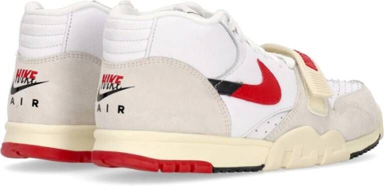 Nike Hoge Air Trainer 1 Sneaker Wit Rood Zwart White Heren