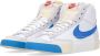 Nike Blazer Mid Pro Club White Photo Blue-White-Beach - Thumbnail 3