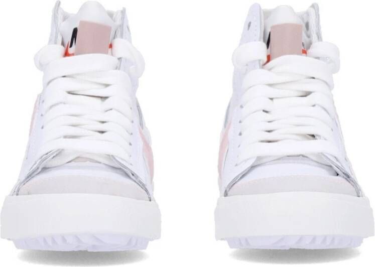 Nike Hoge Sneakers Wit Roze Jumbo White Dames