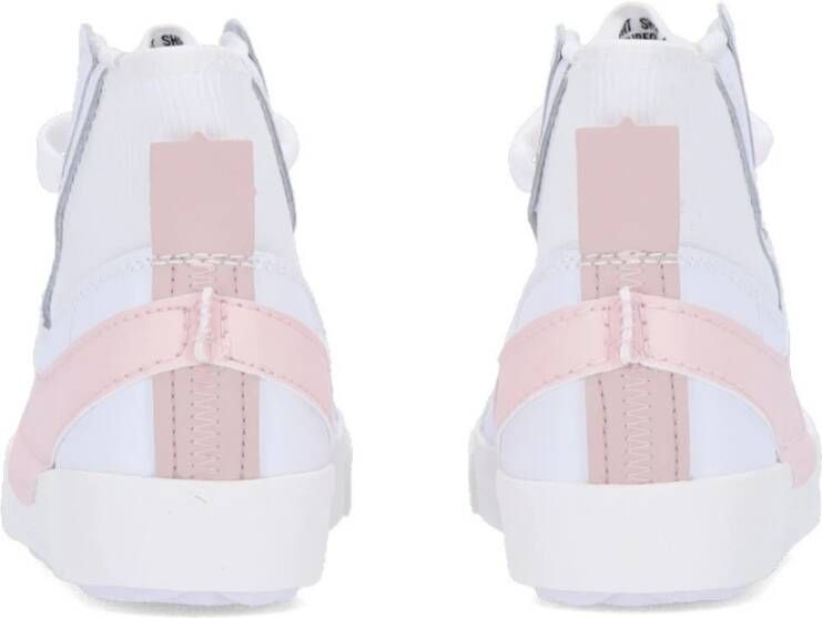 Nike Hoge Sneakers Wit Roze Jumbo White Dames
