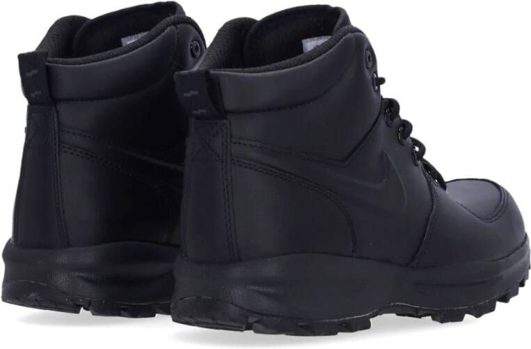 Nike Hoge Top Leren Laars Zwart Brown Heren