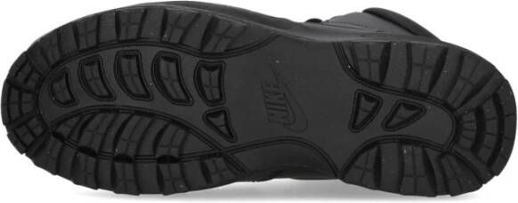 Nike Hoge Top Leren Laars Zwart Brown Heren