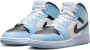 Nike Ice Blue Air Jordan 1 Mid Blue Dames - Thumbnail 2