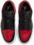 Nike Jordan 1 Low Leren Sneakers Black Dames - Thumbnail 4