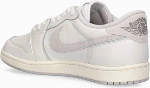 Nike Jordan 1 Retro Low Leren Sneakers White Heren