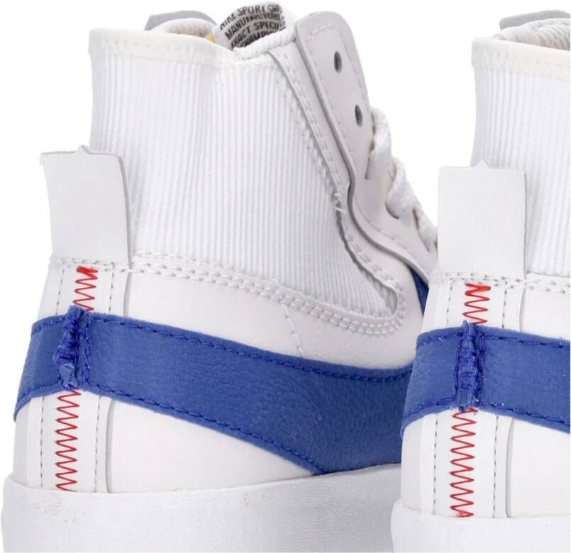 Nike Jumbo High-top Sneaker met Oversized Swoosh White Heren