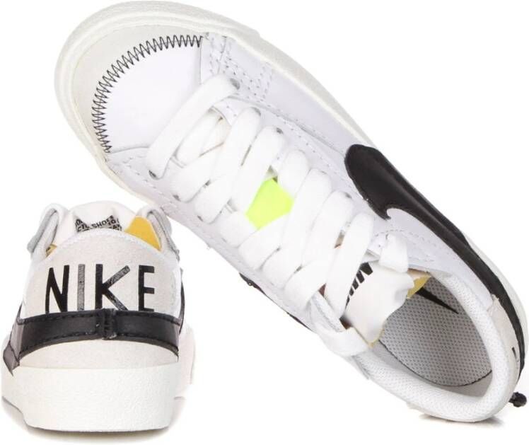Nike Jumbo Lage Schoen Wit Zwart Wit Zeil White Dames