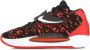 Nike Kd14 Basketbalschoen Zwart Rood Wit Red Heren - Thumbnail 2