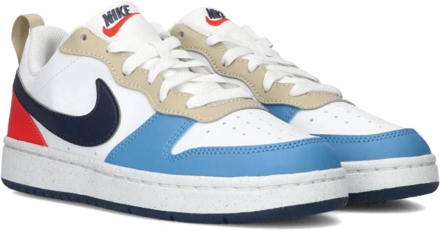 Nike Lage Court Borough Sneakers Rood Wit Blauw Multicolor Heren