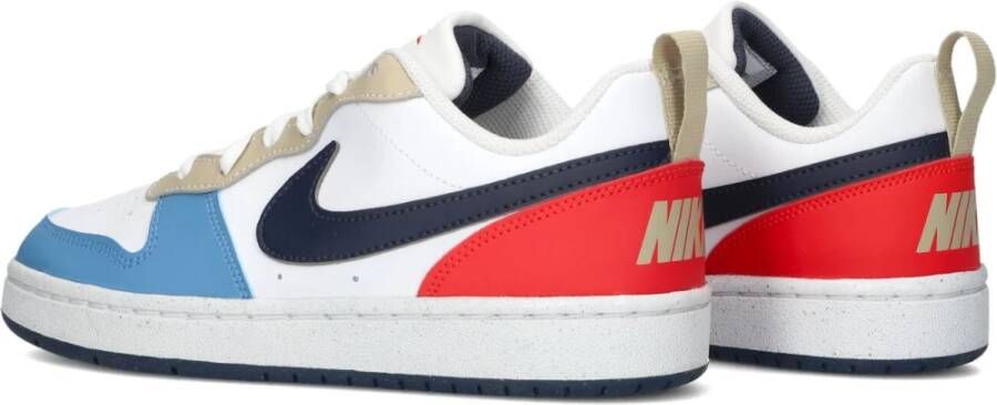 Nike Lage Court Borough Sneakers Rood Wit Blauw Multicolor Heren