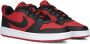 Nike Lage Court Borough Recraft Sneaker Rood Zwart Wit Red Dames - Thumbnail 12