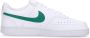 Nike Lage Court Vision Sneaker Wit Groen White Heren - Thumbnail 10