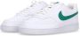 Nike Lage Court Vision Sneaker Wit Groen White Heren - Thumbnail 11
