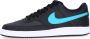 Nike Lage Court Vision Sneaker Zwart Wit Black Heren - Thumbnail 4