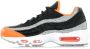Nike Lage Schoen in Zwart Graniet Oranje Multicolor Heren - Thumbnail 2