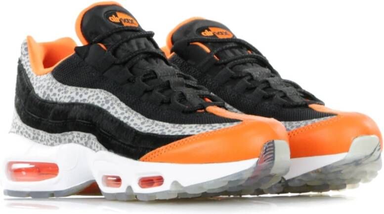 Nike Lage Schoen in Zwart Graniet Oranje Multicolor Heren